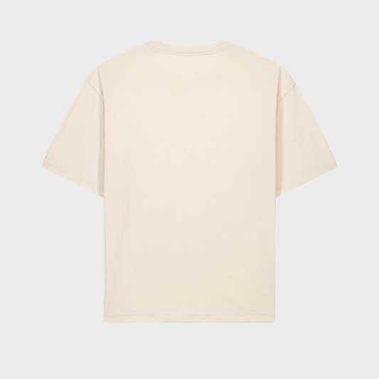 Oversized Ecru Downdog Organic T-Shirt