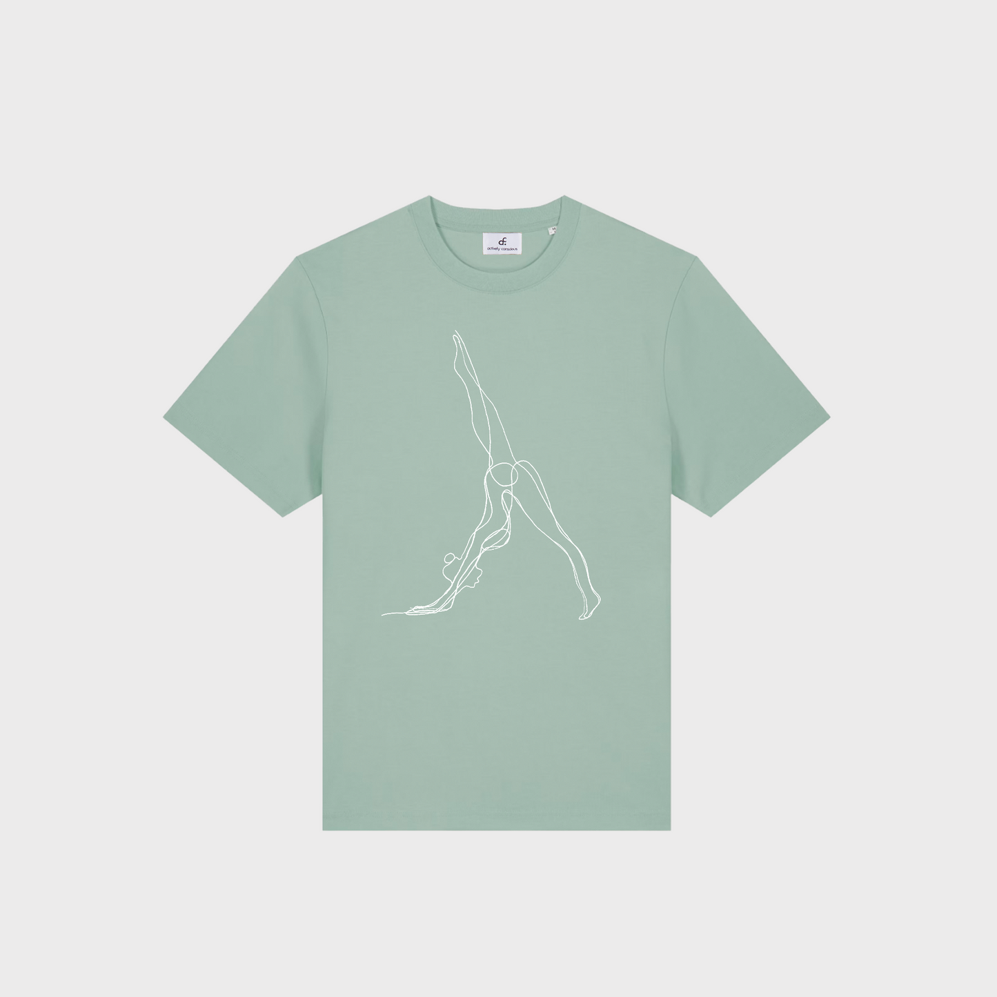 *PRE-ORDER* Aquamarine Downward Dog Printed Oversized T-Shirt