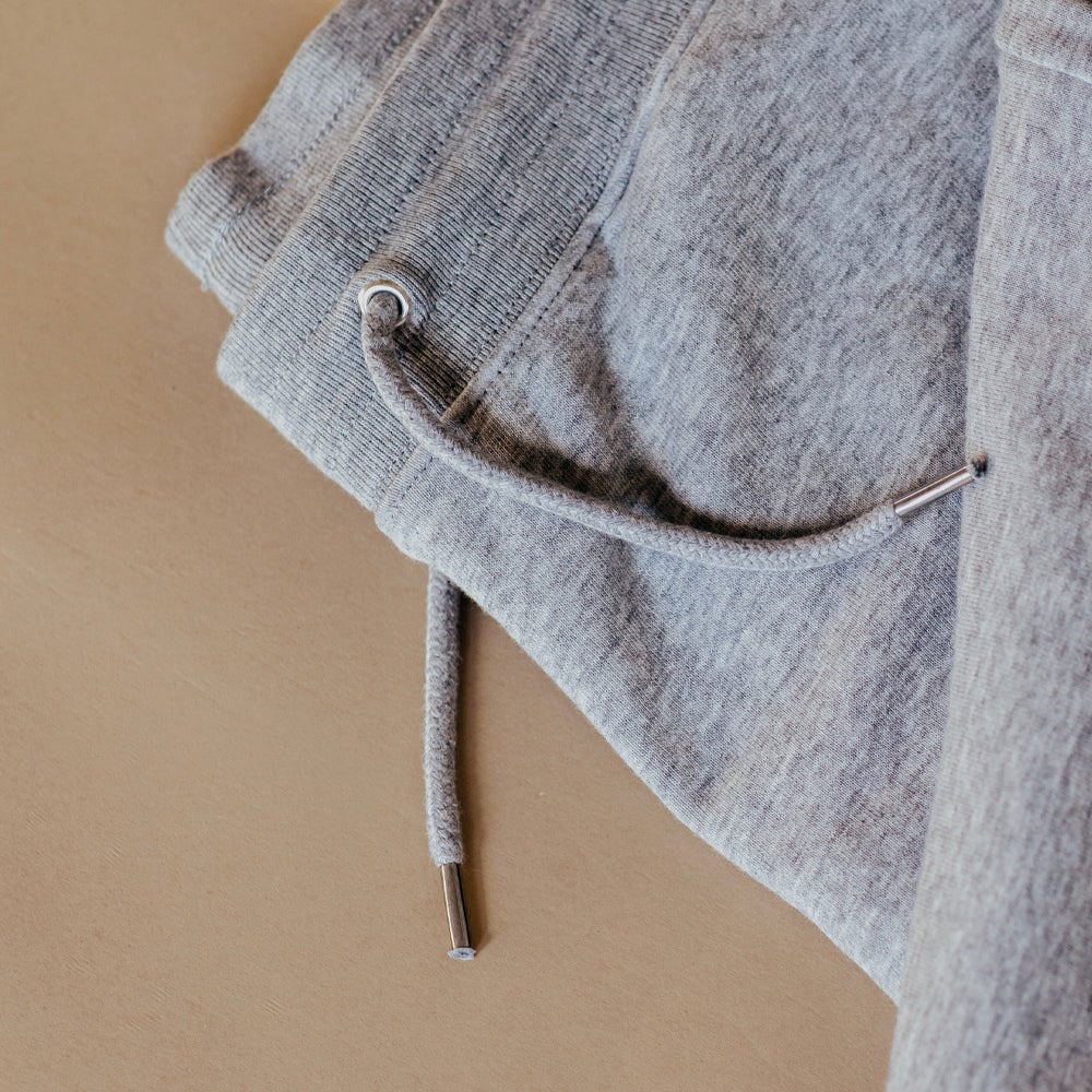 Embroidered Logo Grey Marl Heavyweight Joggers - Actively Conscious