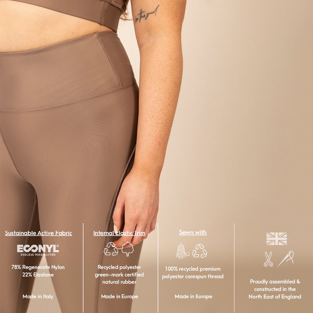 Hero Contour Legging in Taupe - Actively Conscious