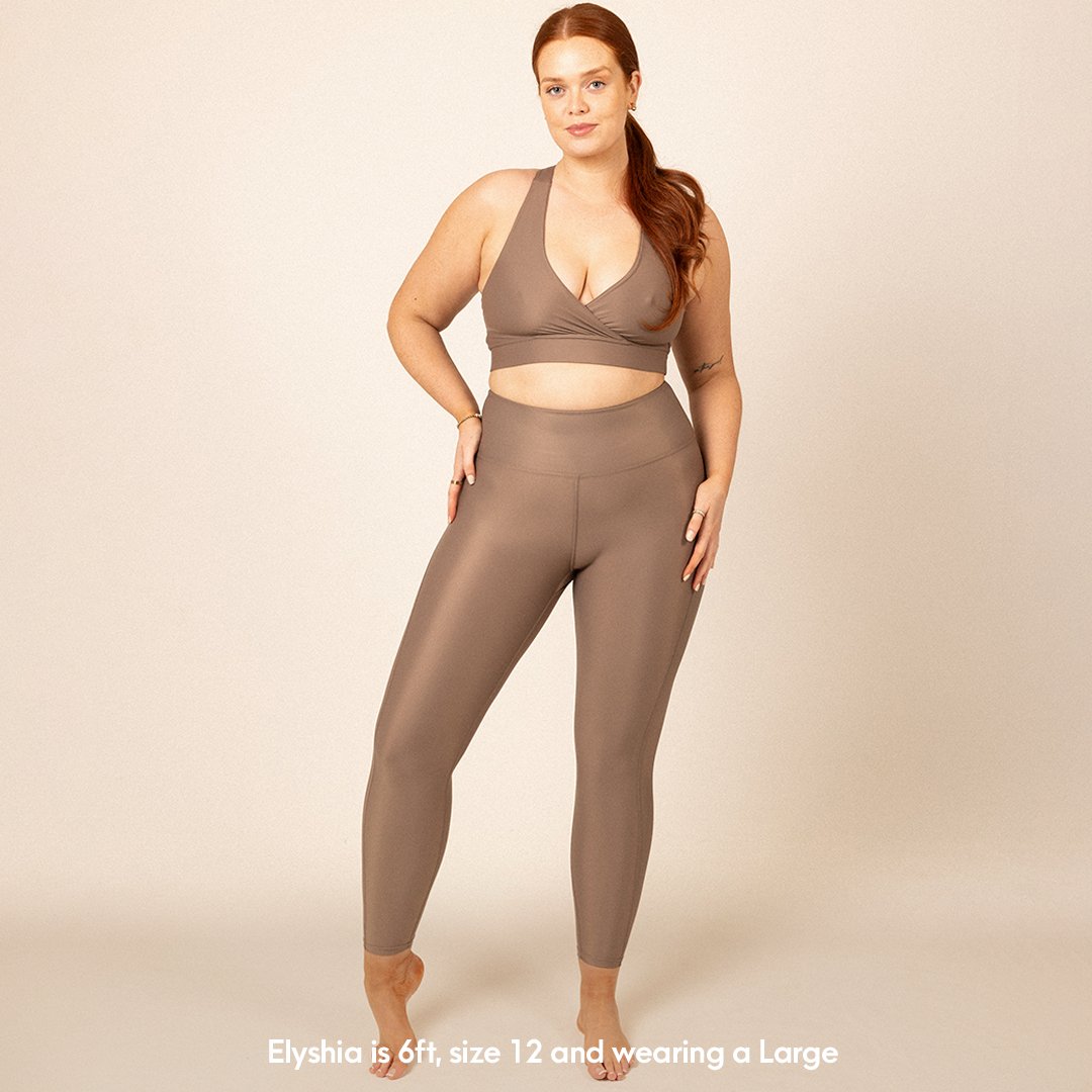 Hero Contour Legging in Taupe - Actively Conscious