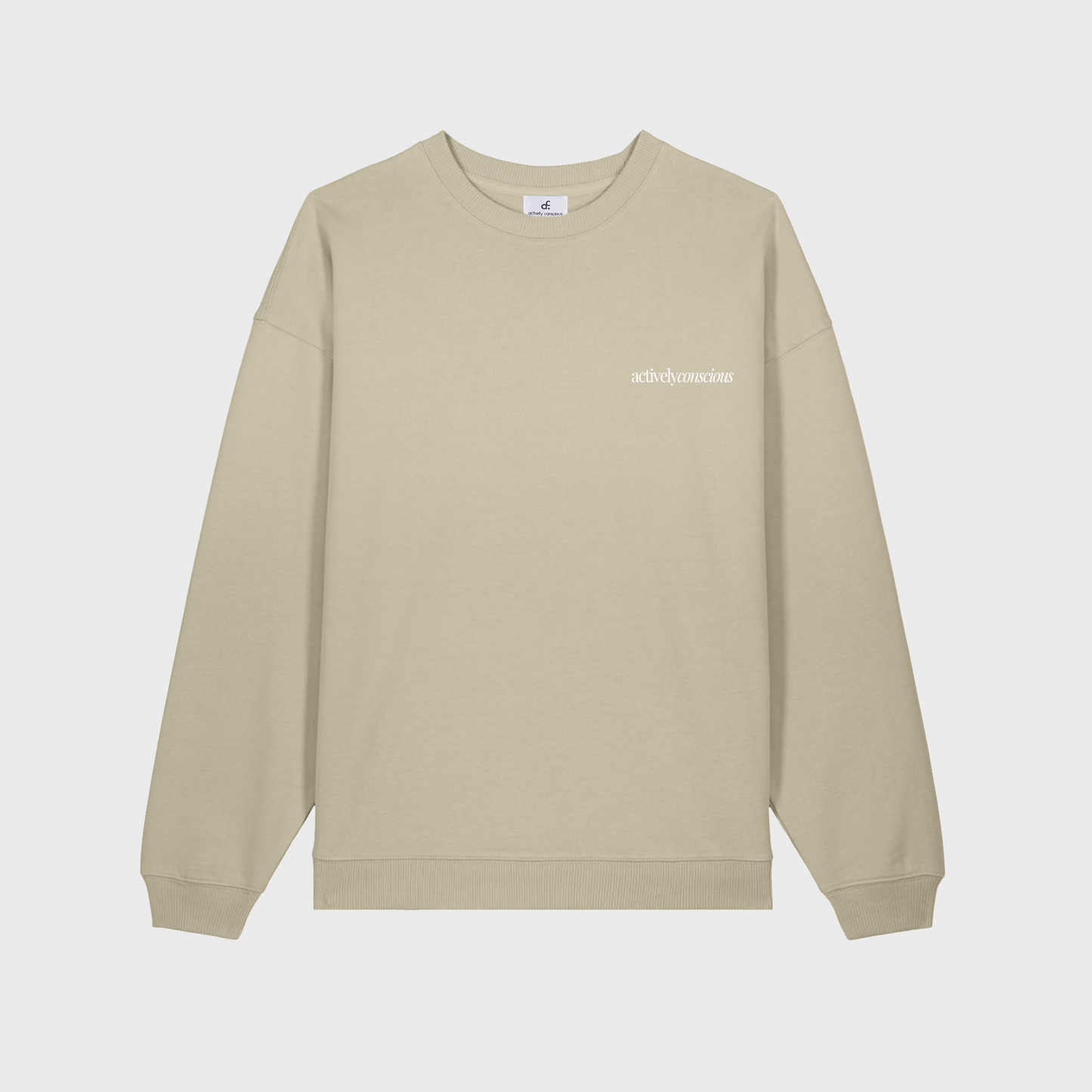 Neutral Downdog Back Print Oversized Sweater