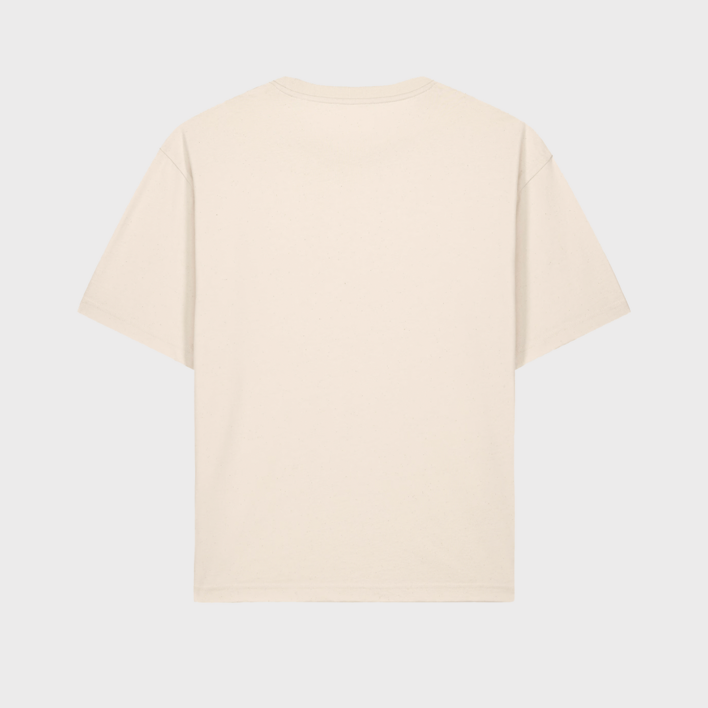 Oversized Ecru Downdog Organic T-Shirt