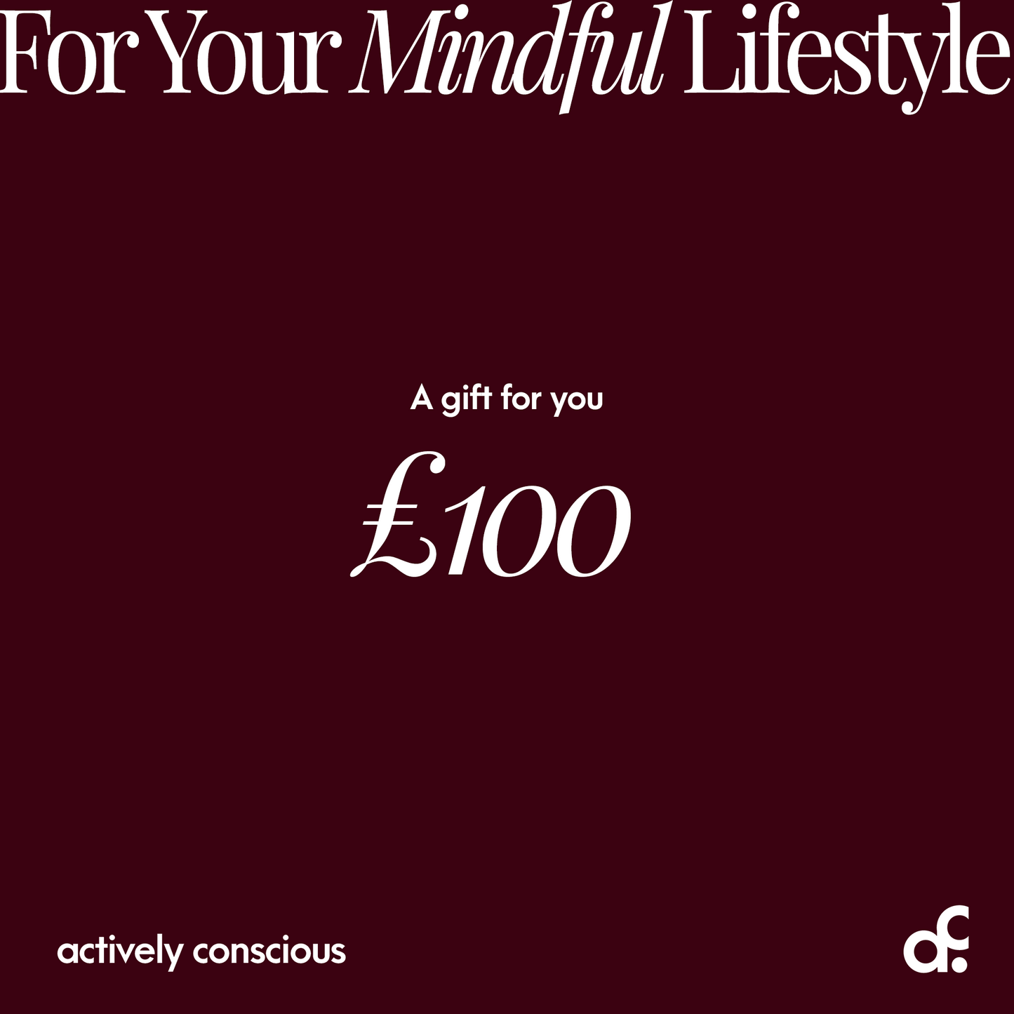 Actively Conscious Gift Card