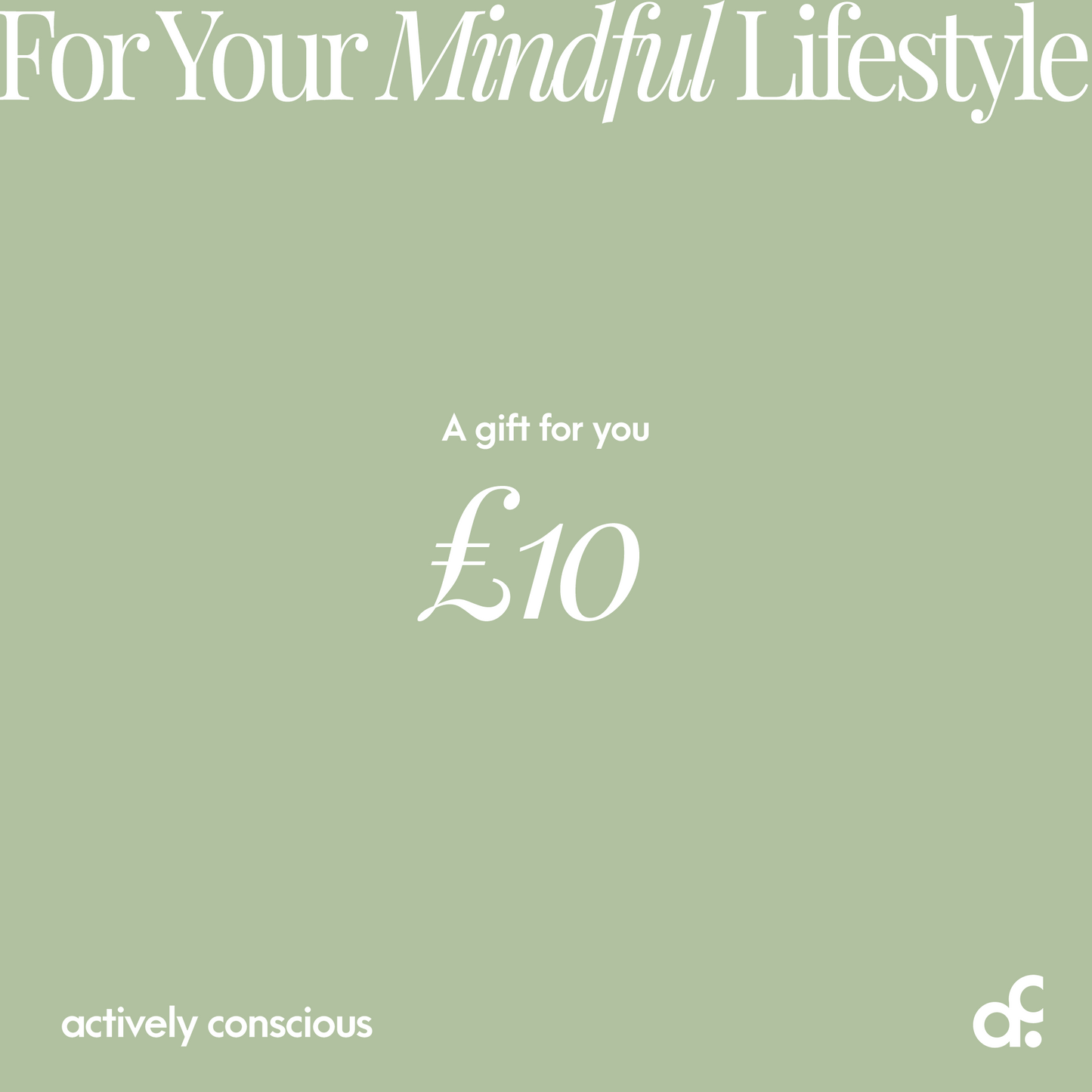 Actively Conscious Gift Card