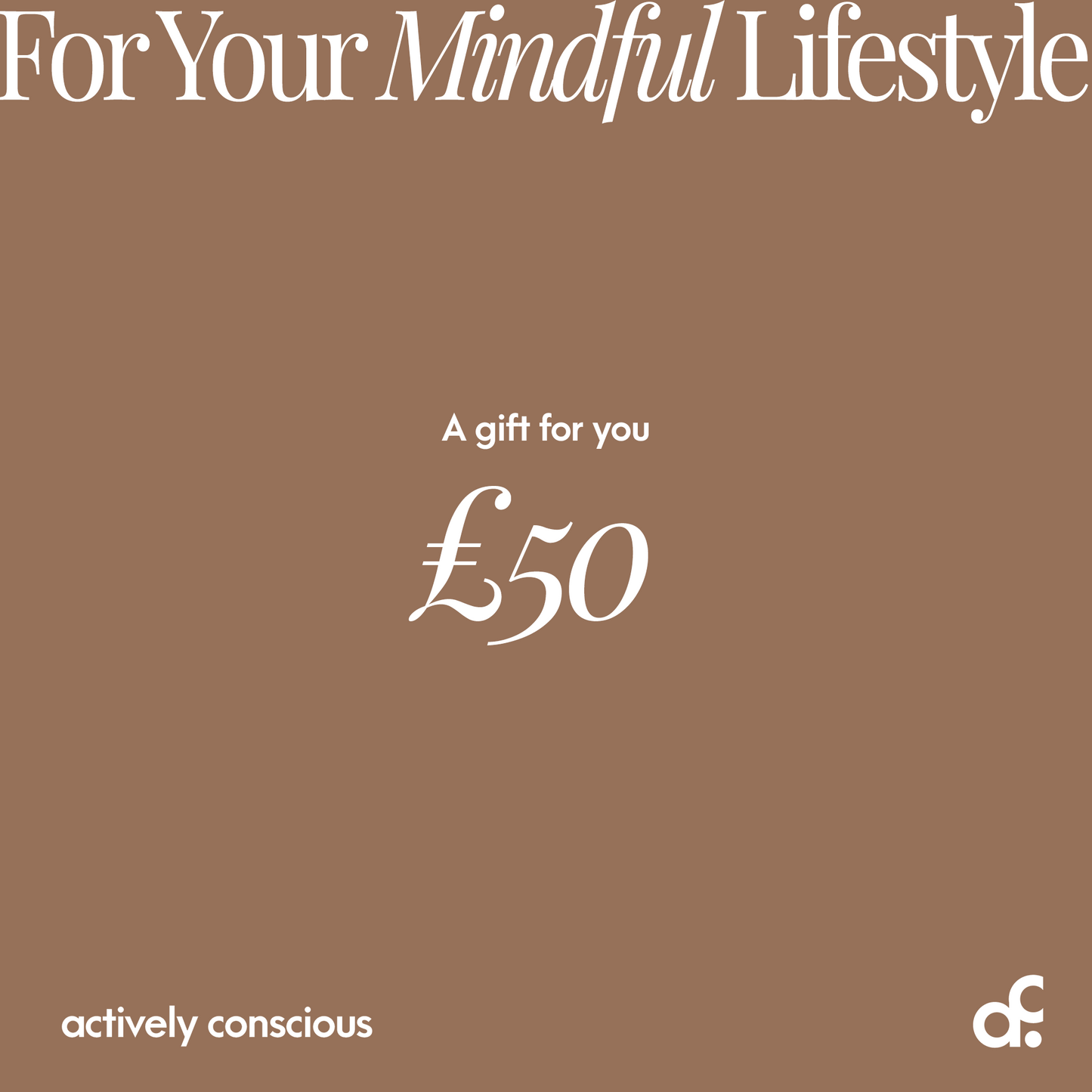 Actively Conscious Gift Card