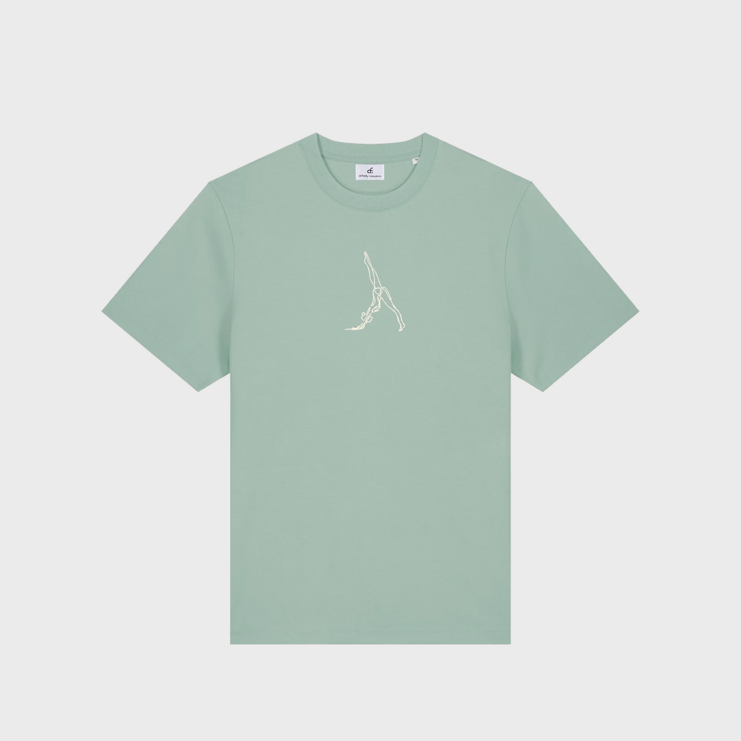 Aloe Embroidered Downdog Yoga T-Shirt