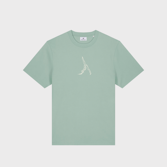 Aloe Embroidered Downdog Yoga T-Shirt