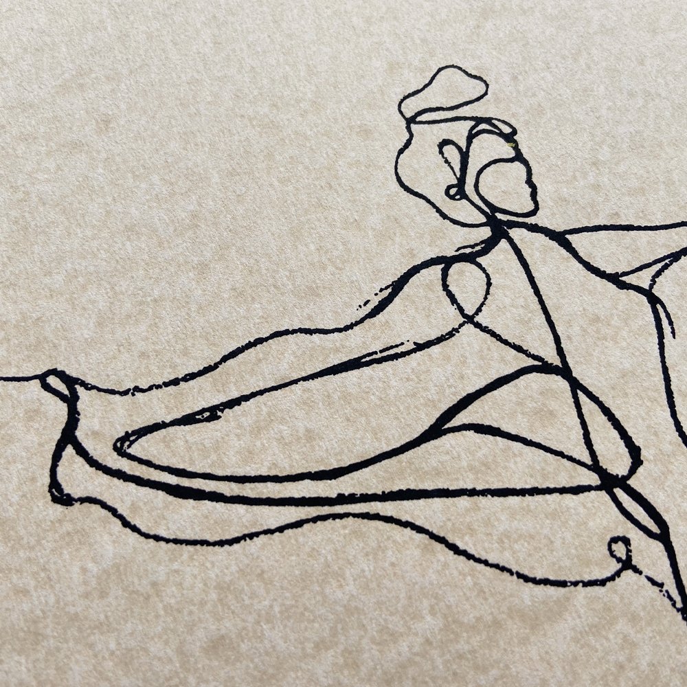 A3 Balance Yoga Pose Print (Parch Marque) - Actively Conscious