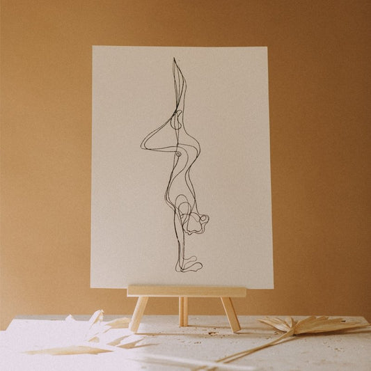 Handstand Pose Yoga Print - Actively Conscious