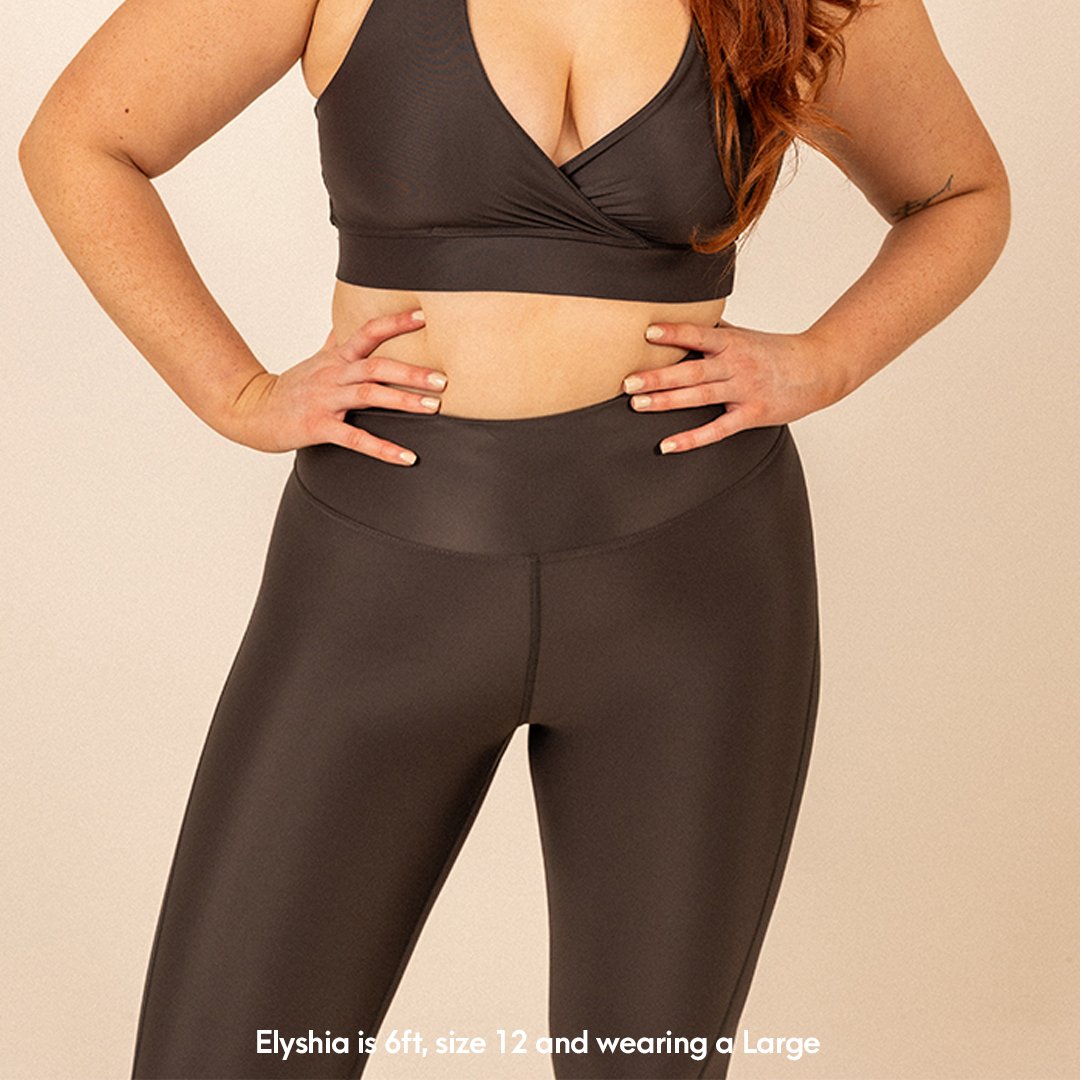 Hero Contour Legging in Charcoal Black - Actively Conscious