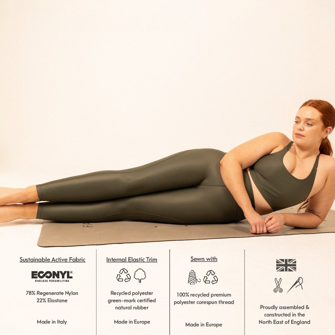 Hero Contour Legging in Olive - Actively Conscious