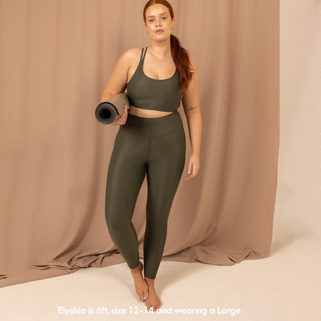 Hero Contour Legging in Olive - Actively Conscious