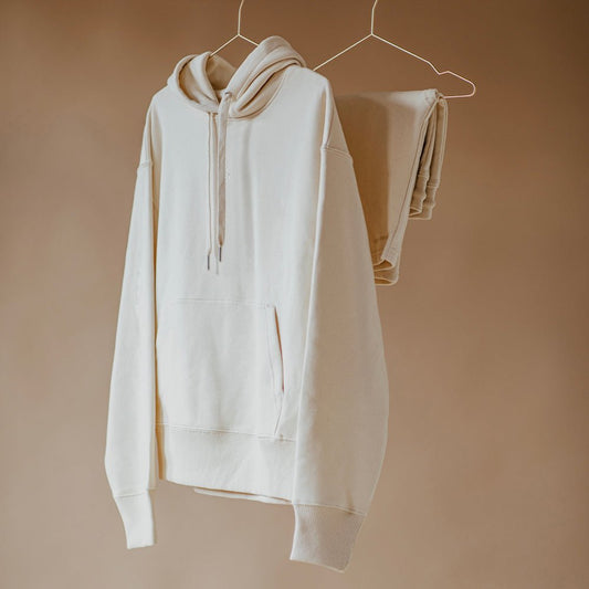 Organic Embroidered Logo Oversized Heavyweight Hoodie - Actively Conscious